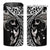 Hawaiian Manta Ray and Polynesian Tribal Tattoo 4 in 1 Can Cooler Tumbler Black Color