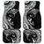 Hawaiian Manta Ray and Polynesian Tribal Tattoo Car Mats Black Color LT03