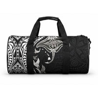 Hawaiian Manta Ray and Polynesian Tribal Tattoo Duffle Bag