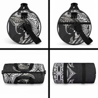 Hawaiian Manta Ray and Polynesian Tribal Tattoo Duffle Bag