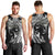 Hawaiian Manta Ray and Polynesian Tribal Tattoo Men Tank Top Black Color LT03