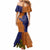 Papua New Guinea New Ireland Province Mermaid Dress PNG Birds Of Paradise Polynesian Arty Style LT03 - Polynesian Pride