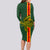 Papua New Guinea Oro Province Long Sleeve Bodycon Dress PNG Birds Of Paradise Polynesian Arty Style LT03 - Polynesian Pride