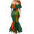 Papua New Guinea Oro Province Mermaid Dress PNG Birds Of Paradise Polynesian Arty Style LT03 - Polynesian Pride