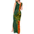 Papua New Guinea Oro Province Tank Maxi Dress PNG Birds Of Paradise Polynesian Arty Style LT03 - Polynesian Pride