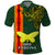 Custom Papua New Guinea Oro Province Polo Shirt PNG Birds Of Paradise Polynesian Arty Style LT03 Green - Polynesian Pride