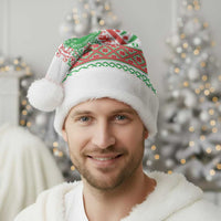 Welsh Christmas Santa Hat Awen and Celtics Culture with Xmas Elements LT03 - Polynesian Pride