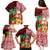 Hawaii Mele Kalikimaka Family Matching Puletasi Dress and Hawaiian Shirt Santa Claus and Hula Girl Tropical Folwer with Hawaiian Pattern LT03 - Polynesian Pride