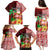 Custom Hawaii Mele Kalikimaka Family Matching Puletasi Dress and Hawaiian Shirt Santa Claus and Hula Girl Tropical Folwer with Hawaiian Pattern LT03 - Polynesian Pride