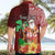 Custom Hawaii Mele Kalikimaka Hawaiian Shirt Santa Claus and Hula Girl Tropical Folwer with Hawaiian Pattern LT03 - Polynesian Pride