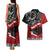 Aotearoa Toitu Te Tiriti Couples Matching Tank Maxi Dress and Hawaiian Shirt Honoring Te Tiriti o Waitangi Maori Haka