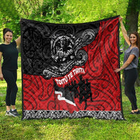 Aotearoa Toitu Te Tiriti Quilt Honoring Te Tiriti o Waitangi Maori Haka LT03 - Polynesian Pride