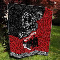 Aotearoa Toitu Te Tiriti Quilt Honoring Te Tiriti o Waitangi Maori Haka LT03 - Polynesian Pride