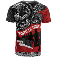 Aotearoa Toitu Te Tiriti T Shirt Honoring Te Tiriti o Waitangi Maori Haka LT03 - Polynesian Pride