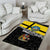 New Zealand Wellington Area Rug The Capital's Emblems Flag and Koru Art