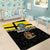 New Zealand Wellington Area Rug The Capital's Emblems Flag and Koru Art