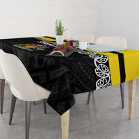 New Zealand Wellington Tablecloth The Capital's Emblems Flag and Koru Art LT03 - Polynesian Pride