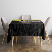New Zealand Wellington Tablecloth The Capital's Emblems Flag and Koru Art LT03 - Polynesian Pride