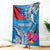 Personalised Samoa Coat Of Arms Blanket Tropical Flower Blue Polynesian Pattern LT03 Blue - Polynesian Pride