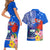 Personalised Samoa Coat Of Arms Couples Matching Short Sleeve Bodycon Dress and Hawaiian Shirt Hibiscus Polynesian Tattoo Pattern LT03 - Polynesian Pride