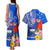 Personalised Samoa Coat Of Arms Couples Matching Tank Maxi Dress and Hawaiian Shirt Hibiscus Polynesian Tattoo Pattern LT03 - Polynesian Pride