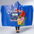 Personalised Samoa Coat Of Arms Hooded Blanket Hibiscus Polynesian Tattoo Pattern LT03 - Polynesian Pride