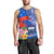 Personalised Samoa Coat Of Arms Men Tank Top Hibiscus Polynesian Tattoo Pattern LT03 - Polynesian Pride