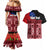 Samoa Flag Day Couples Matching Mermaid Dress and Hawaiian Shirt Siapo Pattern and Ula Fala LT03 - Polynesian Pride