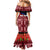 Samoa Flag Day Family Matching Mermaid Dress and Hawaiian Shirt Siapo Pattern and Ula Fala LT03 - Polynesian Pride