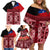 Samoa Flag Day Family Matching Off Shoulder Short Dress and Hawaiian Shirt Siapo Pattern and Ula Fala LT03 - Polynesian Pride