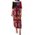 Samoa Flag Day Family Matching Puletasi and Hawaiian Shirt Siapo Pattern and Ula Fala LT03 Mom's Dress Red - Polynesian Pride