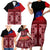 Samoa Flag Day Family Matching Short Sleeve Bodycon Dress and Hawaiian Shirt Siapo Pattern and Ula Fala LT03 - Polynesian Pride