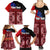 Samoa Flag Day Family Matching Summer Maxi Dress and Hawaiian Shirt Siapo Pattern and Ula Fala LT03 - Polynesian Pride