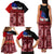 Samoa Flag Day Family Matching Tank Maxi Dress and Hawaiian Shirt Siapo Pattern and Ula Fala LT03 - Polynesian Pride