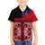 Samoa Flag Day Kid Hawaiian Shirt Siapo Pattern and Ula Fala LT03 Kid Red - Polynesian Pride