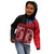 Samoa Flag Day Kid Hoodie Siapo Pattern and Ula Fala LT03 - Polynesian Pride