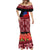 Samoa Flag Day Mermaid Dress Siapo Pattern and Ula Fala LT03 - Polynesian Pride