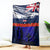 New Zealand and Australia ANZAC Day Blanket Lest We Forget Red Poppy Flowers and Soldier LT03 - Polynesian Pride