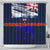 New Zealand and Australia ANZAC Day Shower Curtain Lest We Forget Red Poppy Flowers and Soldier LT03 - Polynesian Pride