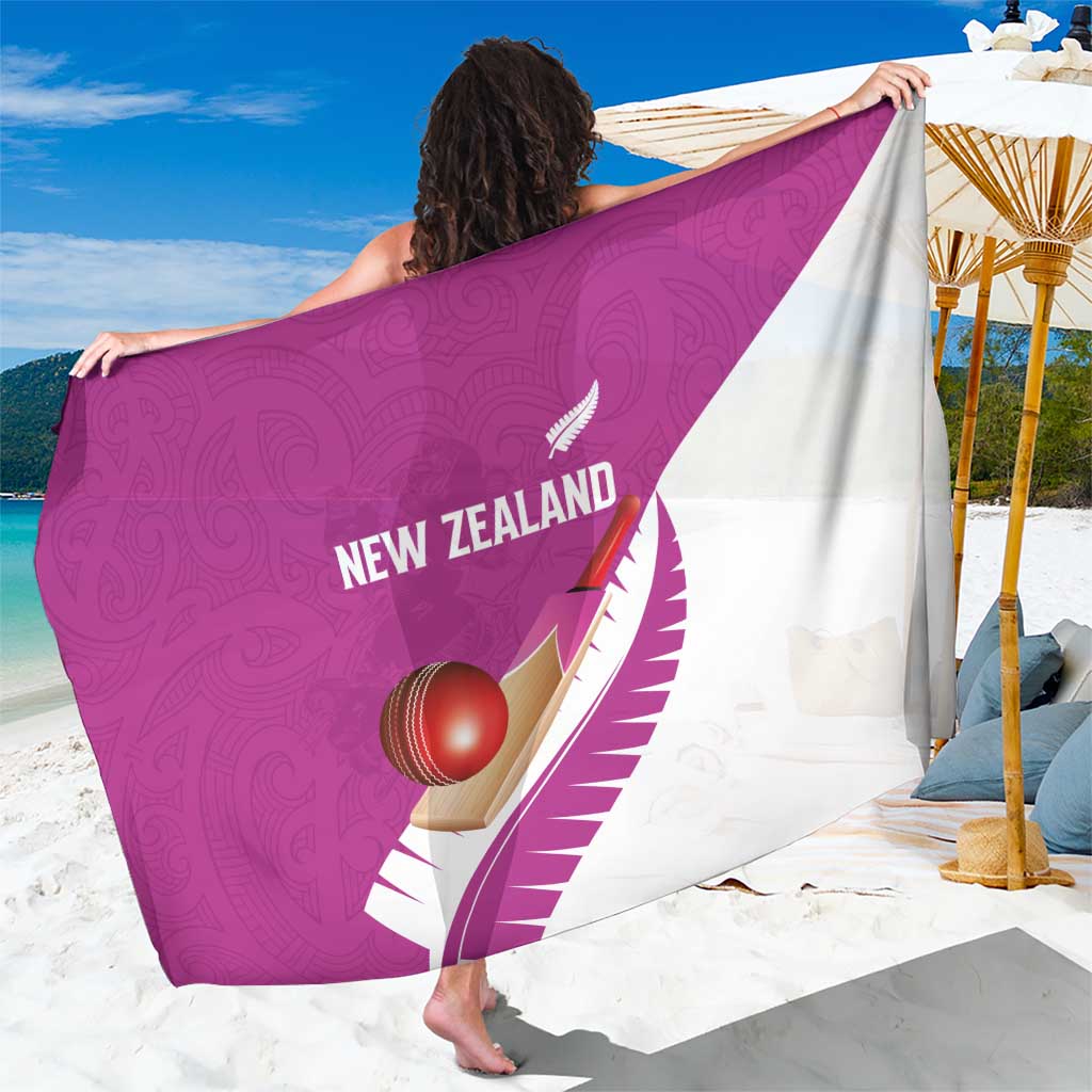 New Zealand Cricket Sarong Kiwi Birds Haka Dance Pink Fern Sporty Style LT03 One Size 44 x 66 inches Pink - Polynesian Pride