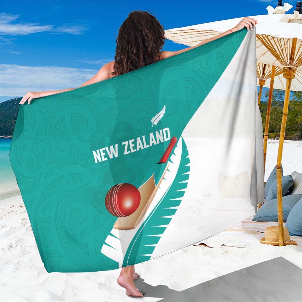 New Zealand Cricket Sarong Kiwi Birds Haka Dance Turquoise Fern Sporty Style LT03 One Size 44 x 66 inches Turquoise - Polynesian Pride