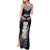 New Zealand Hei Tiki Tank Maxi Dress Maori Purple Papua Shell Pattern LT03 - Polynesian Pride