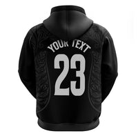 New Zealand Basketball Ta Moko Tribal Custom Hoodie LT03 - Polynesian Pride