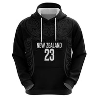 New Zealand Basketball Ta Moko Tribal Custom Hoodie LT03 - Polynesian Pride