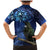 New Zealand Tui Bird Matariki Family Matching Mermaid Dress and Hawaiian Shirt Maori New Year with Galaxy Fern