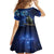 New Zealand Tui Bird Matariki Family Matching Off Shoulder Maxi Dress and Hawaiian Shirt Maori New Year with Galaxy Fern