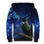 New Zealand Tui Bird Matariki Sherpa Hoodie Maori New Year with Galaxy Fern