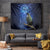 New Zealand Tui Bird Matariki Tapestry Maori New Year with Galaxy Fern