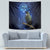 New Zealand Tui Bird Matariki Tapestry Maori New Year with Galaxy Fern