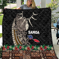 Samoa Siapo Polynesian Art Quilt Tropical Flowers and Tatau Pattern Brown LT03 Brown - Polynesian Pride